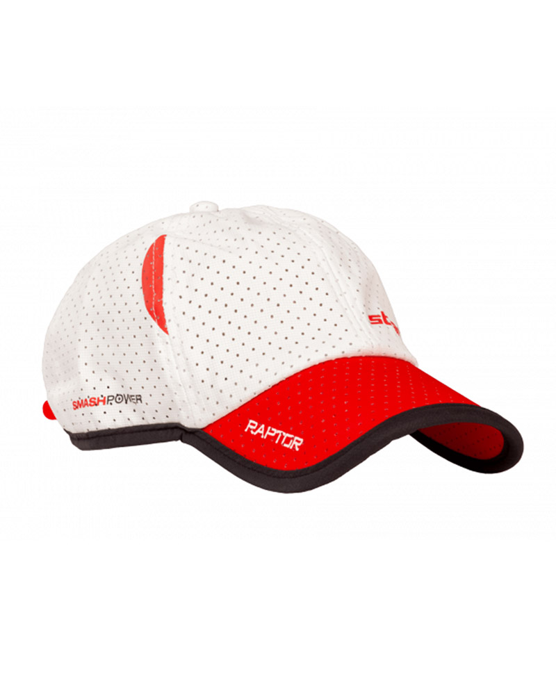 GORRA STARVIE PRO RAPTOR 22 BLANCO ROJO