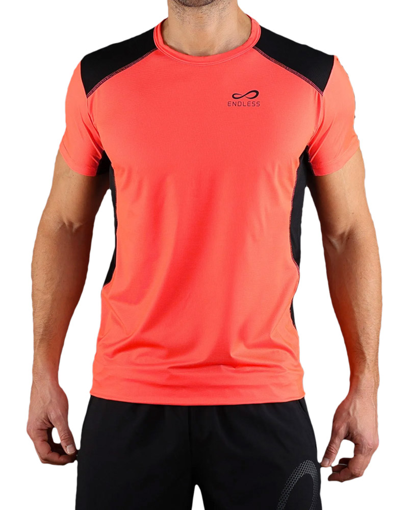 CAMISETA ENDLESS ICON FIRECRACKER NARANJA NEGRO