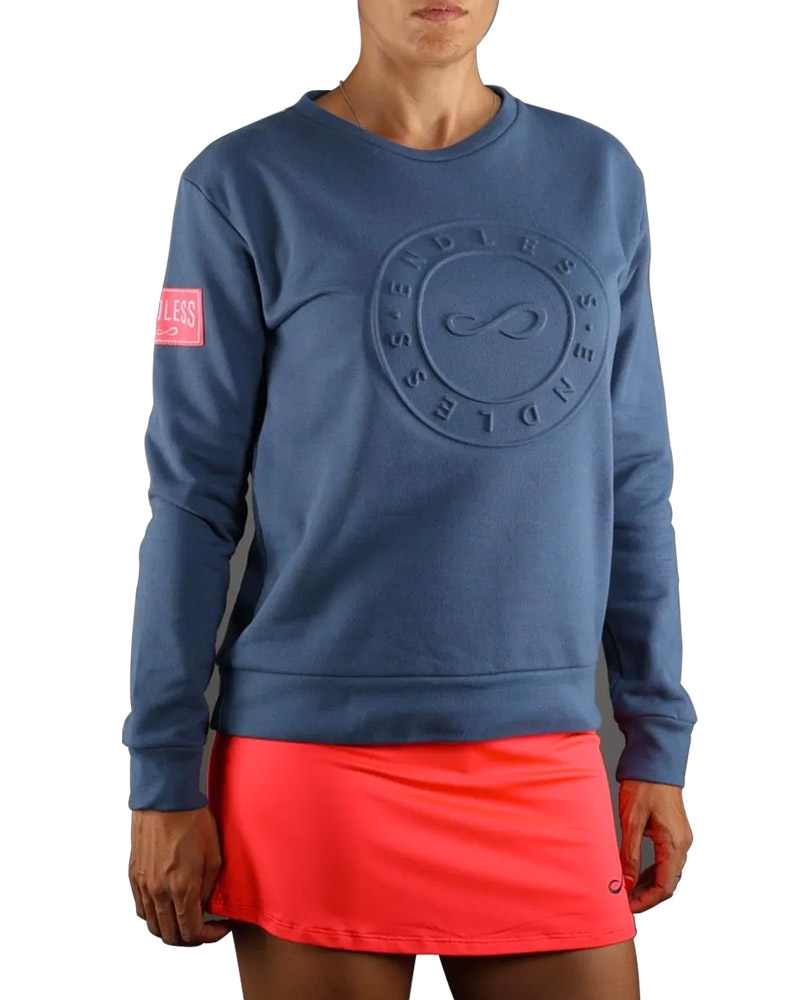 SUDADERA ENDLESS INNER AZUL MARINO MUJER