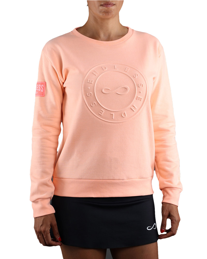 SUDADERA ENDLESS INNER SALMON MUJER