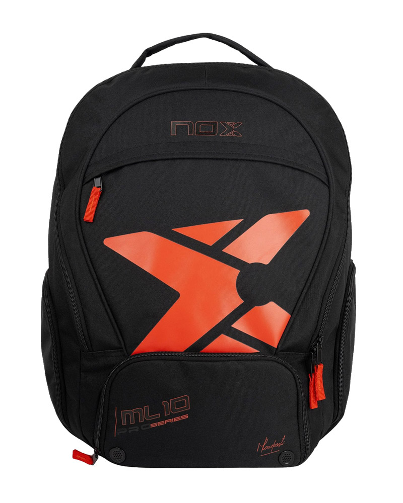 MOCHILA NOX ML10 STREET NEGRO NARANJA