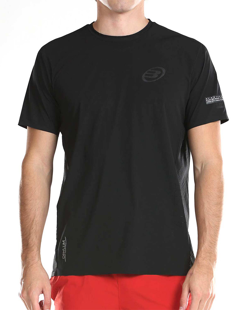 CAMISETA BULLPADEL ODEON NEGRO