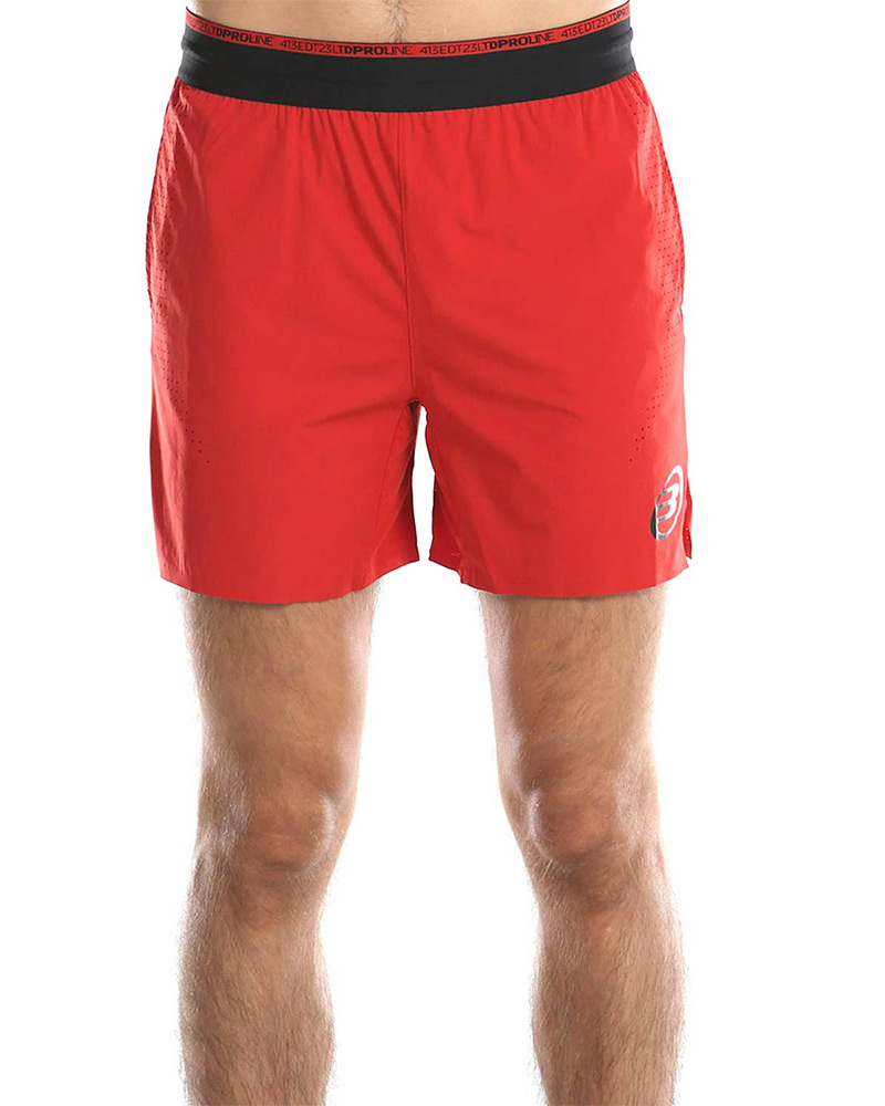 PANTALON CORTO BULLPADEL OVALO ROJO