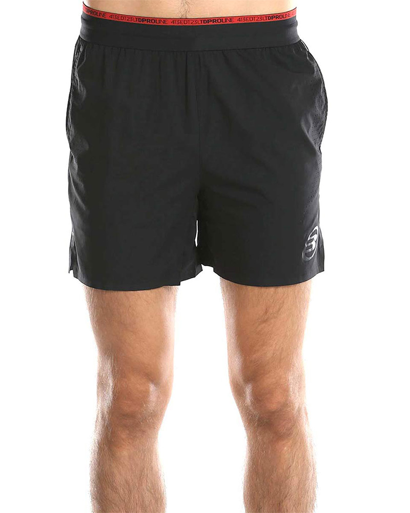 PANTALON CORTO BULLPADEL OVALO NEGRO