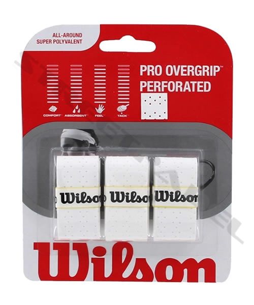 Wilson Pro Overgrip Perforated Blanco