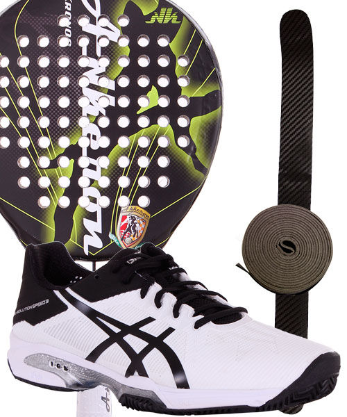 colateral Asalto Inconcebible Pack Akkeron Kronos Amarillas y Zapatillas Asics Gel Solution Speed 3 Clay  - Máxima calidad