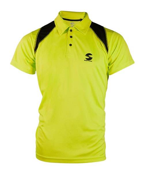 TEXTIL Polo Padel Softee Reflex Amarillo Fluor Negro