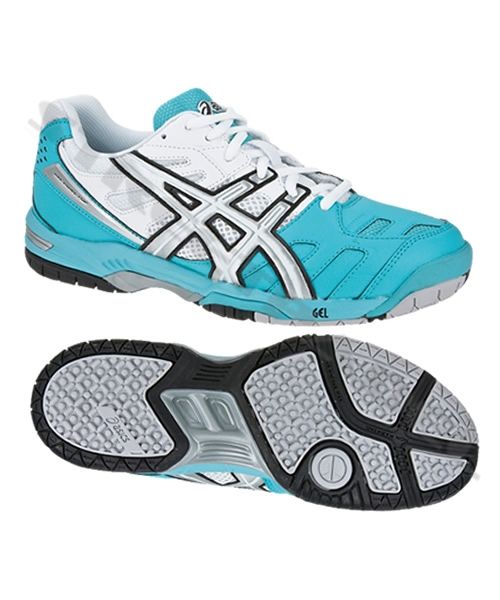 zapatillas asics celestes