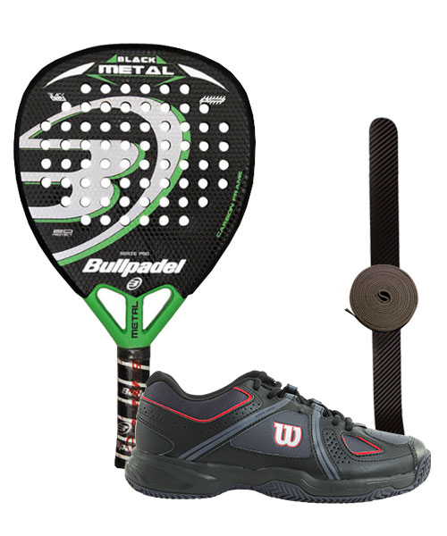 PACK BULLPADEL METAL Y ZAPATILLAS NVISION - PACKS