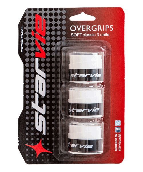 OVERGRIP STAR VIE SOFT BLANCO 3 UNIDADES