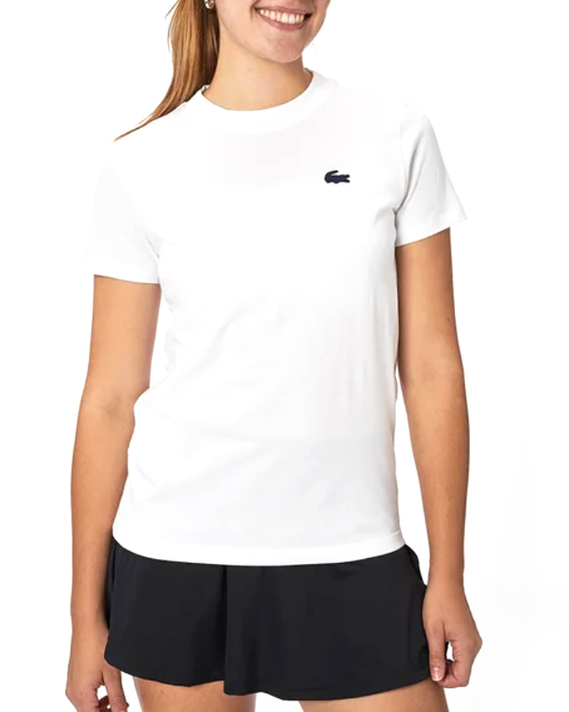 CAMISETA LACOSTE BLANCO MUJER