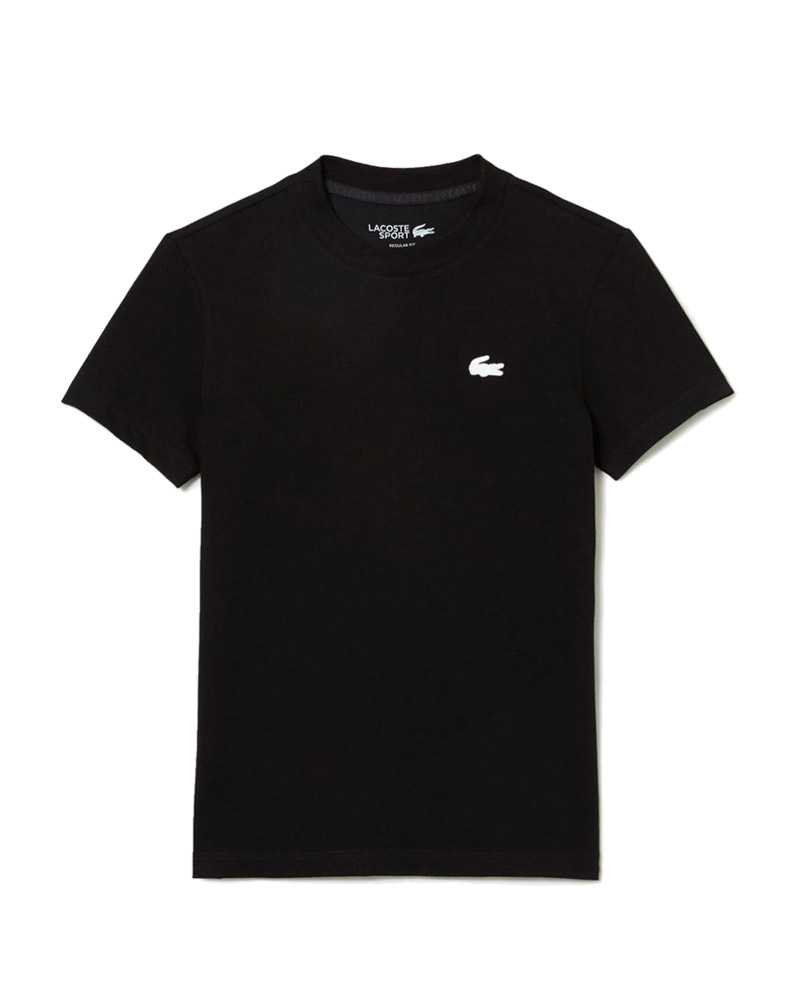 CAMISETA LACOSTE SPORT NEGRO MUJER