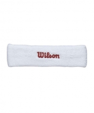 CINTA PARA LA CABEZA WILSON BLANCA CON LOGO