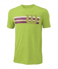 CAMISETA WILSON STRIPE W TECH TEE VERDE