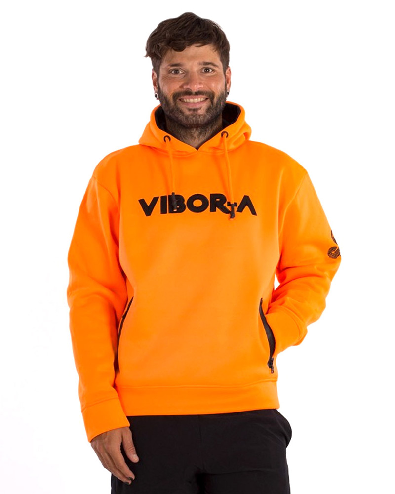 TEXTIL Sudadera Vibor-a Yarara Naranja Fluor