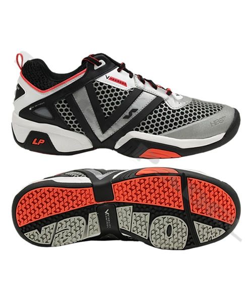 Zapatilla Varlion V-Hexagon Plata y Rojo