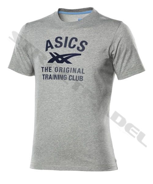 CAMISETA ASICS MEN LOGO TEE HEATHER GREY 109686 0714