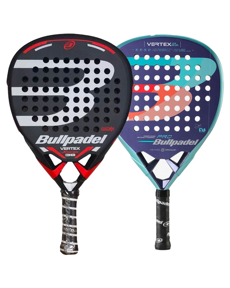 PACK BULLPADEL VERTEX JR GIRL 22 Y VERTEX CARBON