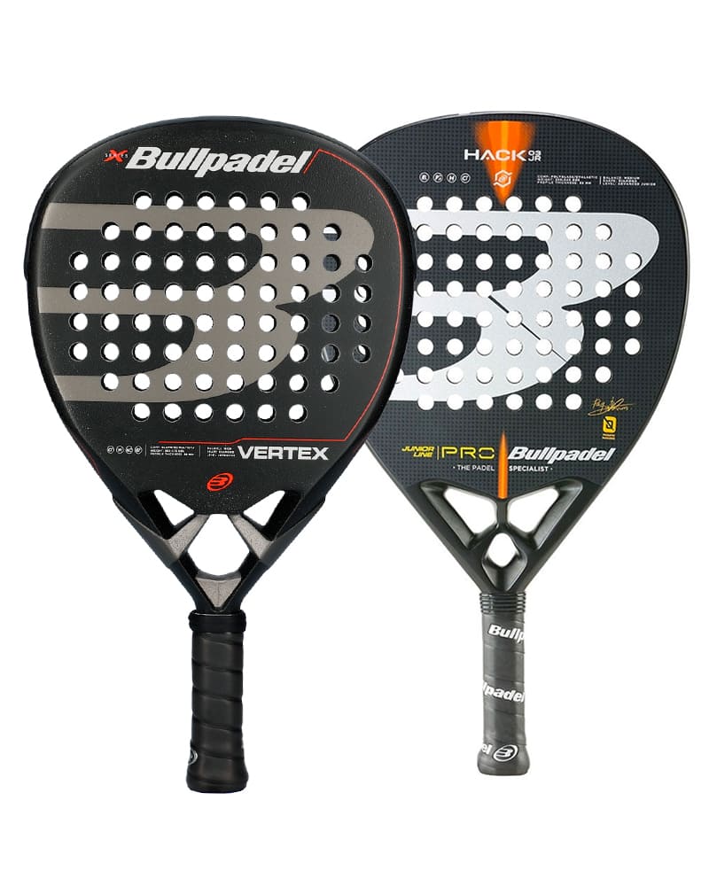 PACK BULLPADEL HACK JR 22 Y VERTEX X SERIES GREY