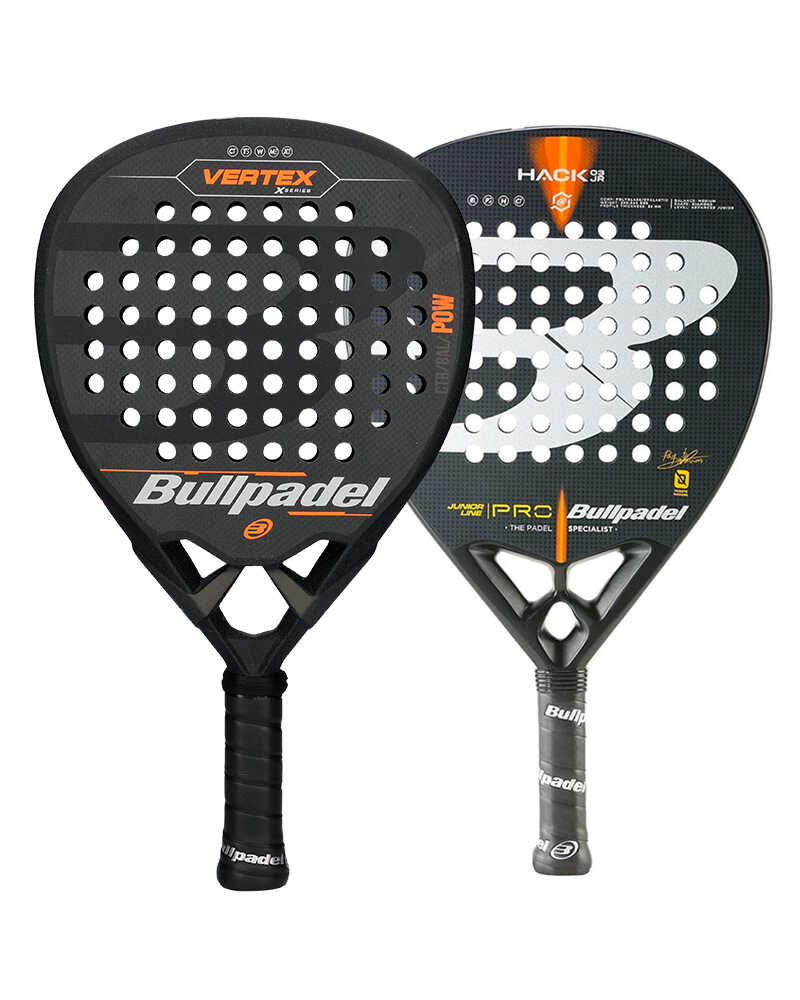 PACK BULLPADEL HACK JR 22 Y VERTEX X SERIES BLACK